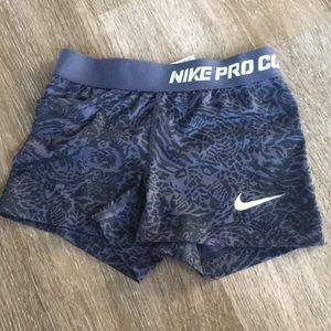 Nike pro combat dri fit spandex shorts